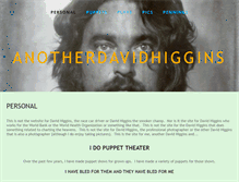 Tablet Screenshot of anotherdavidhiggins.com